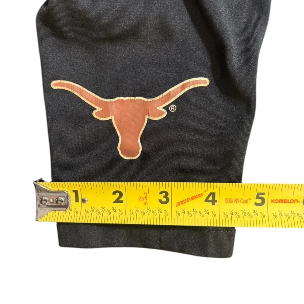 Black and Orange Leggings with Longhorn Logo - Picture 8 of 11